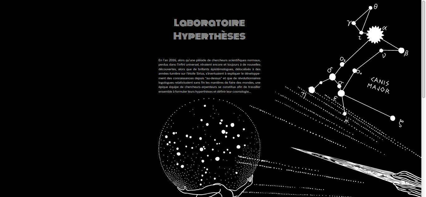 Laboratoire Hyperthèses, réalisé par le Cabinet d'éthikmologie