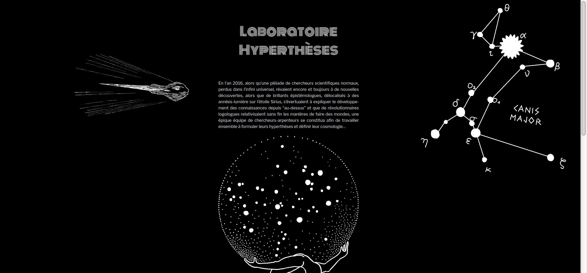 Laboratoire Hyperthèses, réalisé par le Cabinet d'éthikmologie