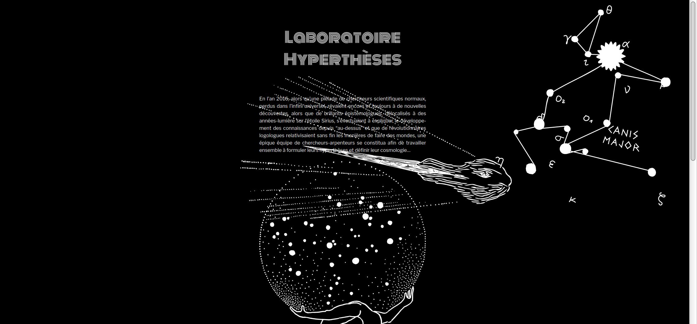 Laboratoire Hyperthèses, réalisé par le Cabinet d'éthikmologie