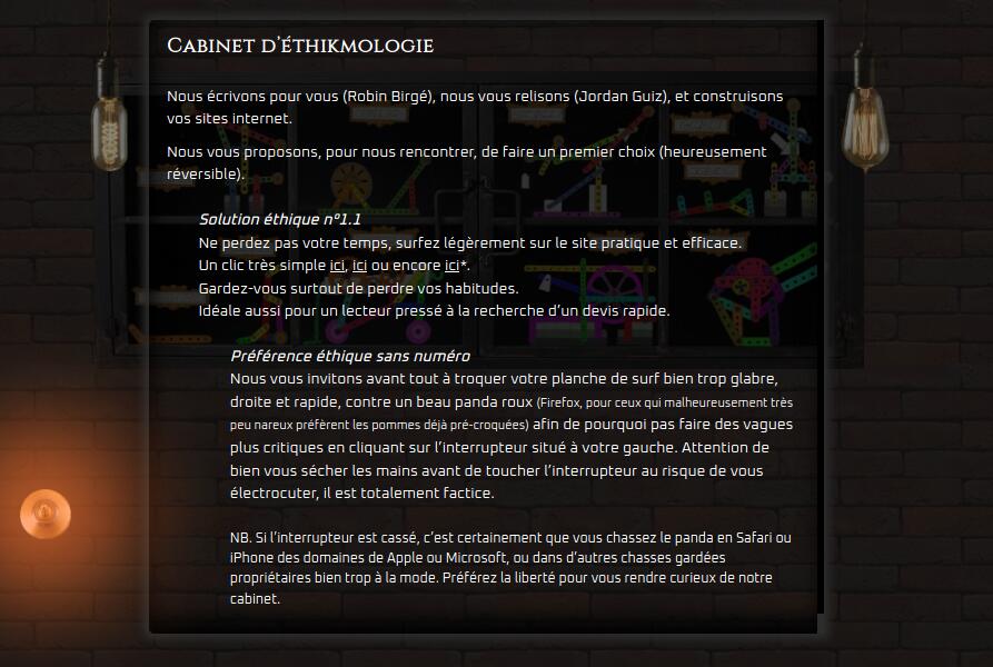 Site narratif du Cabinet d'éthikmologie - ethikmologie.fr